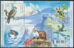 Ukraine 2005 Karadag Nature Reserve S/s, Mint NH, Nature - Animals (others & Mixed) - Birds - Birds Of Prey - Insects .. - Natuur
