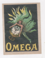 OMEGA ,POCKET AND WATCHES ,FISCAL,VIGNETTE ,STAMPS - Collections