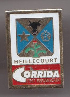 Pin's Heillecourt Corrida L' Est Républicain Réf 8334 - Médias