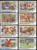 Ghana 1990 World Cup Football Italy 8v, Mint NH, Sport - Football - Other & Unclassified