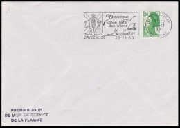 1er Jour - Davezieux - Mechanical Postmarks (Advertisement)