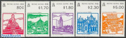Hong Kong 1991 Tourism 5v, Mint NH, Religion - Various - Churches, Temples, Mosques, Synagogues - Tourism - Nuevos