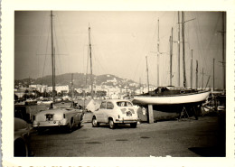 Photographie Photo Vintage Snapshot Amateur Automobile Voiture Cannes 06 - Orte