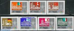 Hungary 1979 Spartakiade 7v Imperforated, Mint NH, History - Sport - Flags - Olympic Games - Unused Stamps