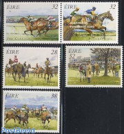 Ireland 1996 Horse Races 5v (3v+[:]), Mint NH, Nature - Sport - Horses - Sport (other And Mixed) - Unused Stamps