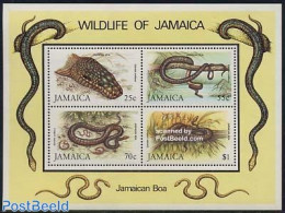 Jamaica 1984 Jamaican Boa S/s, Mint NH, Nature - Reptiles - Snakes - Jamaique (1962-...)