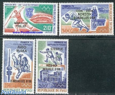 Mali 1972 Olympic Winners Munich 4v, Mint NH, Sport - Athletics - Judo - Olympic Games - Leichtathletik