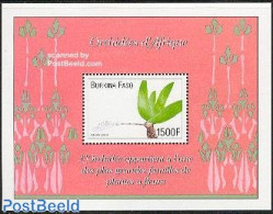 Burkina Faso 2000 Orchids S/s, Bolusiela Tabotii, Mint NH, Nature - Flowers & Plants - Orchids - Other & Unclassified