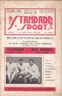 Standard Sport 1962 édition Spéciale Real Madrid - Non Classés
