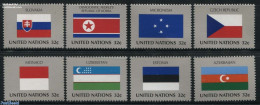 United Nations, New York 1998 Flags 8v, Mint NH, History - Flags - Andere & Zonder Classificatie