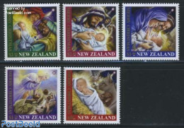 New Zealand 2011 Christmas 5v, Mint NH, Religion - Christmas - Nuovi