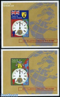 Turks And Caicos Islands 1999 New Millennium 2 S/s, Mint NH, Various - New Year - New Year