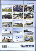 New Zealand 2012 75 Years Air Force 15v M/s, Mint NH, History - Transport - Militarism - Helicopters - Aircraft & Avia.. - Ungebraucht