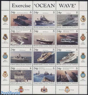 British Indian Ocean 1997 Ocean Wave 12v M/S, Mint NH, Transport - Ships And Boats - Schiffe