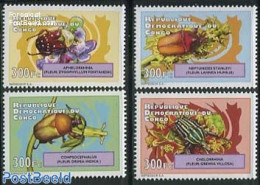 Congo Dem. Republic, (zaire) 2012 Insects 4v, Mint NH, Nature - Insects - Other & Unclassified