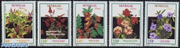 Senegal 1993 Flowers 5v, Mint NH, Nature - Flowers & Plants - Sénégal (1960-...)