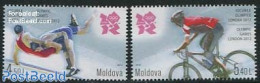 Moldova 2012 Olympic Games London 2v, Mint NH, Sport - Cycling - Olympic Games - Cycling