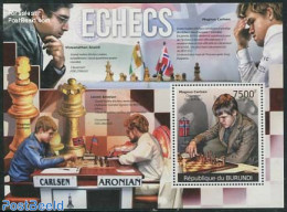 Burundi 2012 Chess S/s, Mint NH, Sport - Chess - Sport (other And Mixed) - Schaken