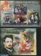 Burundi 2012 Auguste Renoir Paintings 2 S/s, Mint NH, Art - Modern Art (1850-present) - Paintings - Other & Unclassified