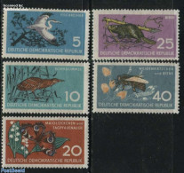 Germany, DDR 1959 Animals 5v, Mint NH, Nature - Animals (others & Mixed) - Bees - Birds - Butterflies - Insects - Ungebraucht