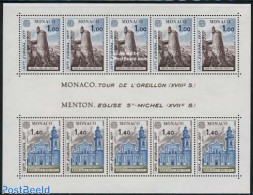 Monaco 1977 Europa S/s, Mint NH, History - Religion - Europa (cept) - Churches, Temples, Mosques, Synagogues - Art - C.. - Unused Stamps