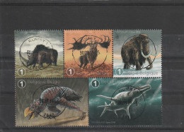 4796/4799 Les Animaux Préhistoriques De Belgique/Prehistorische Dieren Oblit/gestp Centrale - Used Stamps