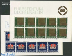 Liechtenstein 1971 50 Years New Order 2 M/ss, Mint NH, Various - Justice - Nuevos