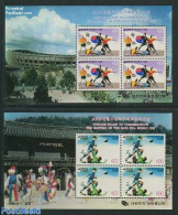 Korea, South 1996 World Cup Football 2 M/ss, Mint NH, Sport - Football - Corée Du Sud