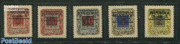 Mozambique 1975 Postage Due, Indepencia Overprints 5v, Mint NH - Mosambik