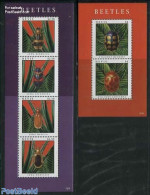 Nevis 2012 Beetles 2 S/s, Mint NH, Nature - Insects - St.Kitts-et-Nevis ( 1983-...)