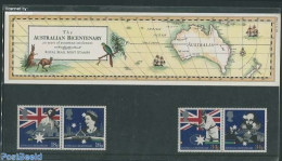 Great Britain 1988 Australian Bi-Centenary, Presentation Pack 191, Mint NH, Sport - Transport - Various - Cricket - Sh.. - Unused Stamps