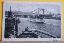 (BER2) BERLINO - BERLIN - HUGO PREUSS BRUCKE - PONTE HUGO PREUSS - VIAGGIATA 1929 - Altri & Non Classificati