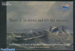 Isle Of Man 1999 175 Years Royal National Lifeboat Institution Prestige Booklet, Mint NH, Transport - Various - Stamp .. - Non Classés