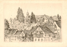 13907069 Stein_am_Rhein_SH Auf Burg Zeichnung - Sonstige & Ohne Zuordnung