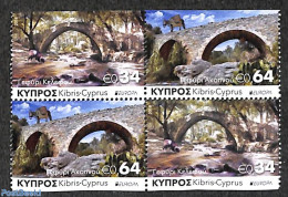 Cyprus 2018 Europa, Bridges 2x2v (from Booklet), Mint NH, History - Europa (cept) - Art - Bridges And Tunnels - Nuevos