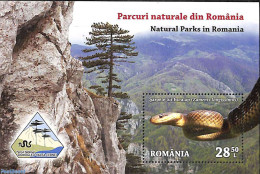 Romania 2018 Nature Parks S/s, Mint NH, Nature - Snakes - Neufs