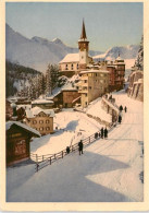 13901657 Arosa GR Poststrasse Mit Ev Kirche Arosa GR - Altri & Non Classificati