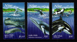 Niue 888-890 Postfrisch Tiere Wale #HD898 - Niue