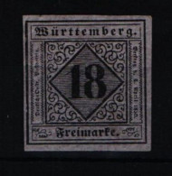 Württemberg 5 I Mit Falz Mit Fotoattest Heinrich BPP #GL913 - Nuovi