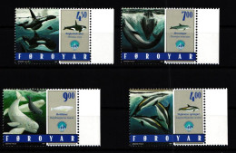 Färöer 334-337 Postfrisch Tiere Wale Und Delphine #HD917 - Faroe Islands