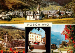 13901629 Poschiavo GR Panorama Kirche Torbogen   - Sonstige & Ohne Zuordnung