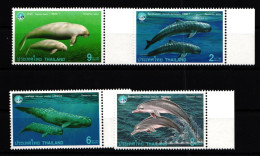 Thailand 1861A-1864A Postfrisch Tiere Wale Und Delphine #HD911 - Thaïlande