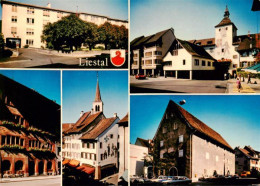 13901547 Liestal BL Orts Und Teilansichten Rathaus Kirche Schule Obertor  - Autres & Non Classés
