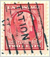 1909 USA Postage Stamp "Abraham Lincoln" 2 Cent Used V1 - Oblitérés