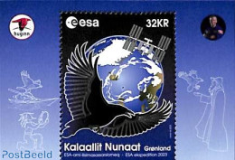 Greenland 2023 Mission Huginn S/s, Mint NH, Nature - Transport - Various - Birds - Space Exploration - Joint Issues - .. - Nuevos