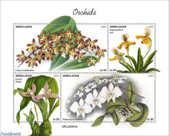 Sierra Leone 2022 Orchids, Mint NH, Nature - Flowers & Plants - Orchids - Autres & Non Classés