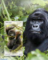 Sierra Leone 2022 Gorillas, Mint NH, Nature - Monkeys - Sonstige & Ohne Zuordnung