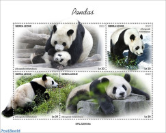 Sierra Leone 2022 Pandas, Mint NH, Nature - Pandas - Sonstige & Ohne Zuordnung