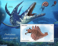 Sierra Leone 2022 Prehistoric Water Animals, Mint NH, Nature - Fish - Prehistoric Animals - Prehistory - Fishes