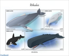 Sierra Leone 2022 Whales, Mint NH, Nature - Sea Mammals - Autres & Non Classés